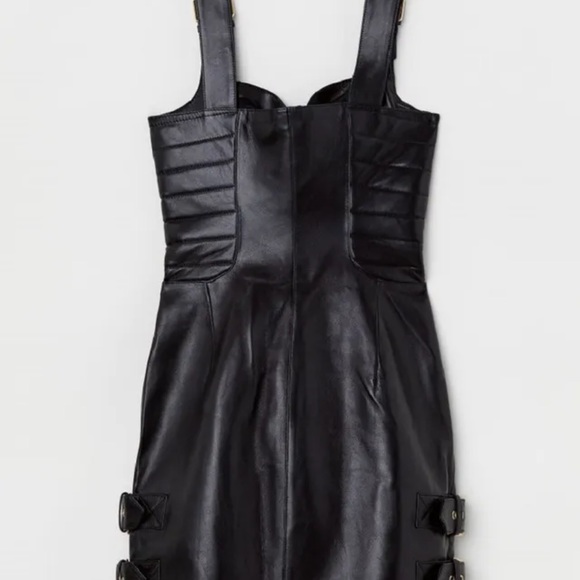 Moschino x H&M Leather Dress - Picture 4 of 12